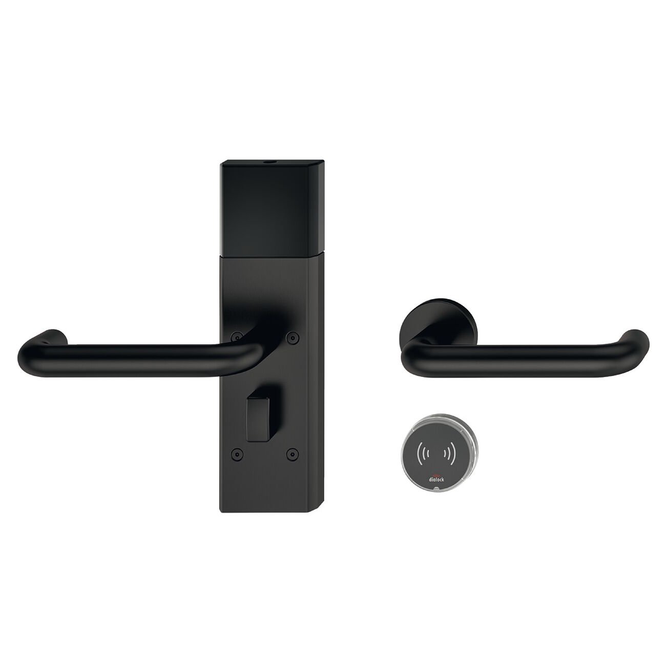 Hafele DT 710C Kapı Terminal Seti U Paslanmaz Çelik Siyah Renk