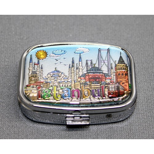 İstanbul Temalı İlaç Kutusu - Model 14