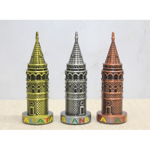 13 cm Metal Galata Kulesi 