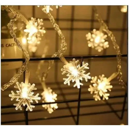 Kar Tanesi Pilli Led Gün Işığı 5m