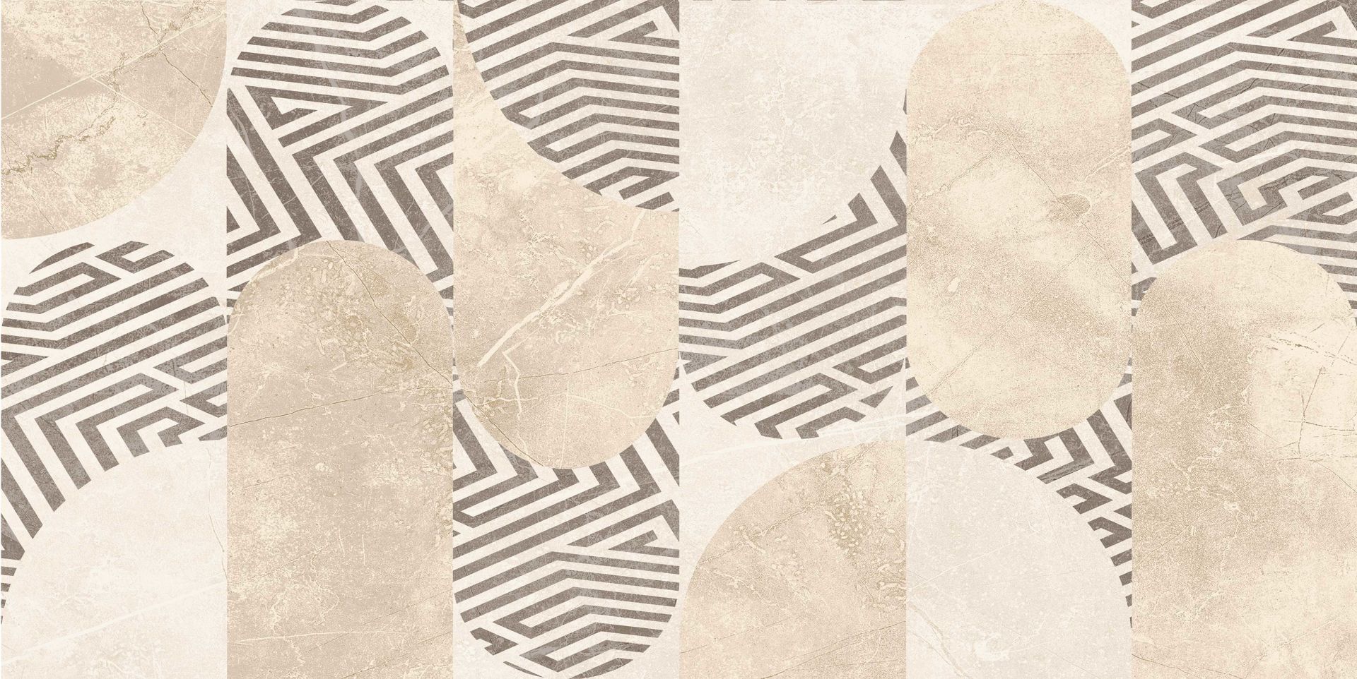 320X640 ALVA PUZZLE KAHVE DEKOR