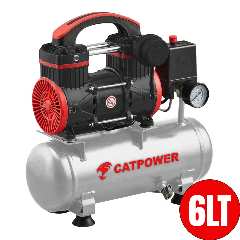 SESSİZ VE YAĞSIZ KOMPRESÖR 1 HP 6 LT