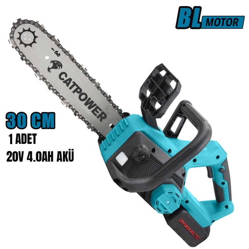 KÖMÜRSÜZ AKÜLÜ AĞAÇ KESME  30CM Li-iON 20V 4.0Ah