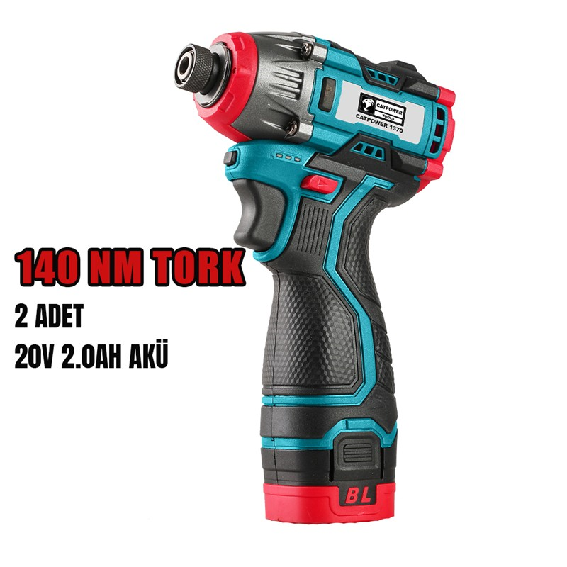 KÖMÜRSÜZ AKÜLÜ TORKLU VİDALAMA 16V Lİ-İON 2.0Ah