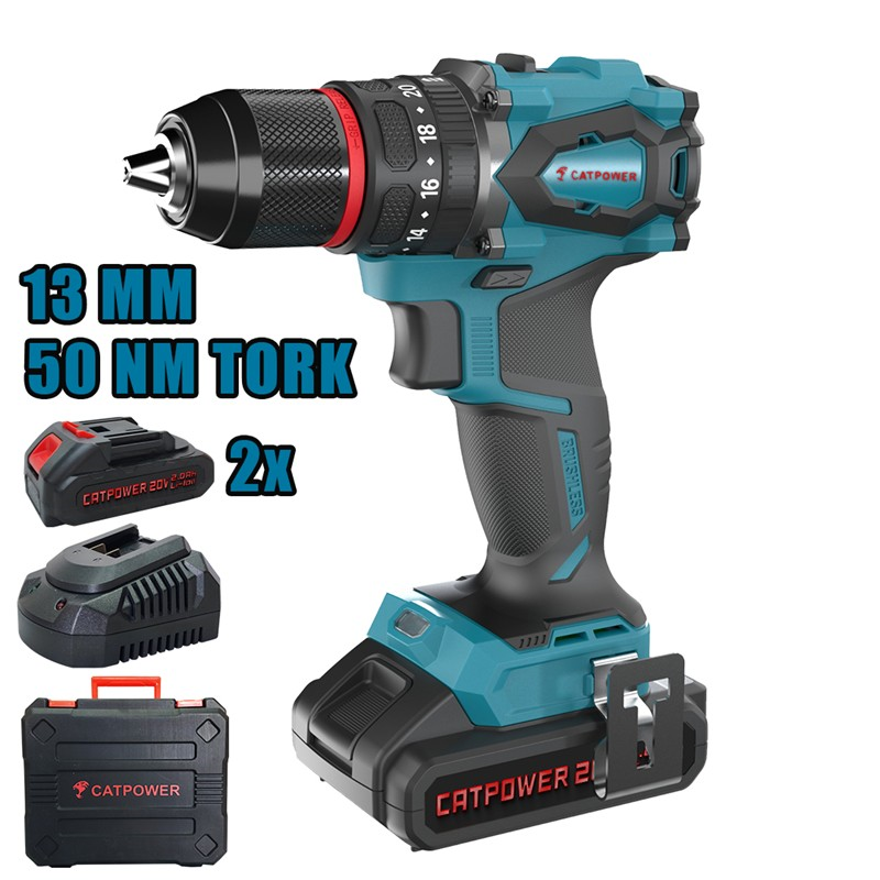 KÖMÜRSÜZ AKÜLÜ DARBELİ VİDALAMA Li-iON 20V 2.0Ah