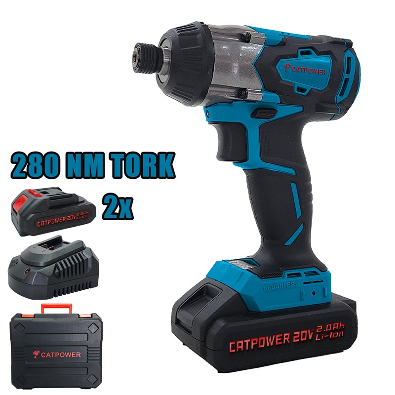 KÖMÜRSÜZ AKÜLÜ TORKLU VİDALAMA Lİ-İON 2.0Ah /4.0Ah