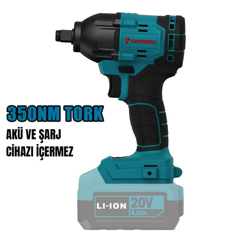 KÖMÜRSÜZ AKÜLÜ SOMUN SIKMA VE TORKLU VİDALAMA 1/2"  20V Lİ-İON