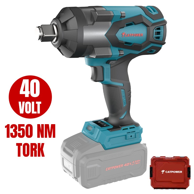 KÖMÜRSÜZ AKÜLÜ SOMUN SIKMA 3/4''  Lİ-İON 40V