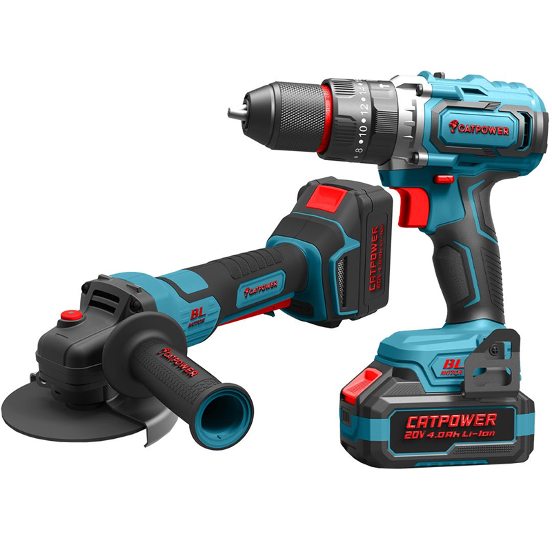 KÖMÜRSÜZ AKÜLÜ SET AVUÇ TAŞLAMA VE DARBELİ VİDALAMA Lİ-İON 20V 4.0Ah