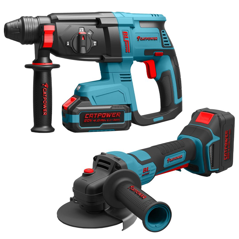 KÖMÜRSÜZ AKÜLÜ SET AVUÇ TAŞLAMA VE KIRICI DELİCİ Lİ-İON 20V 4.0Ah