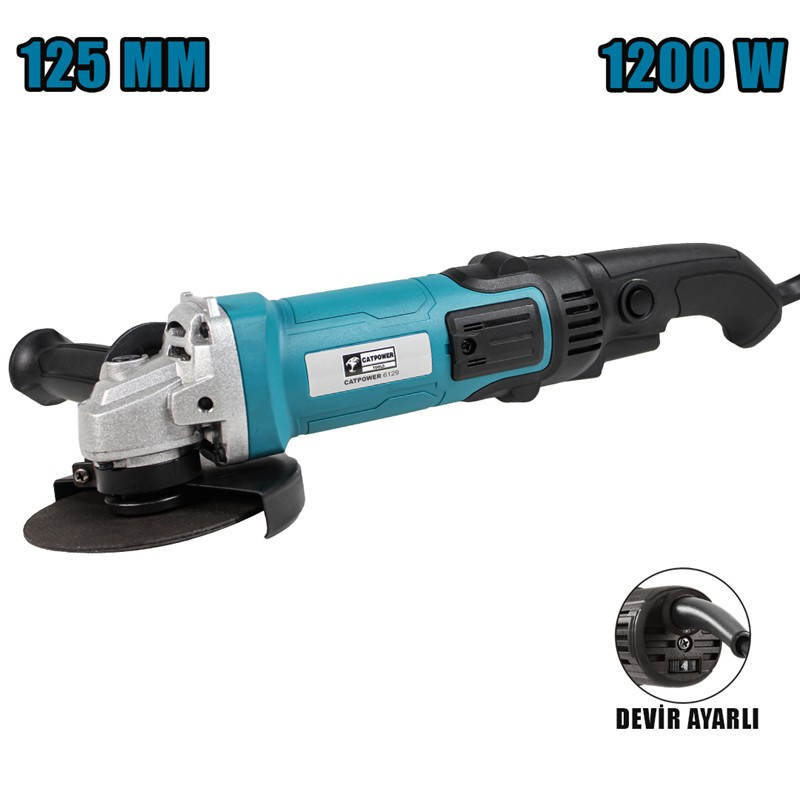DEVİR AYARLI TAŞLAMA 125 MM 1200W