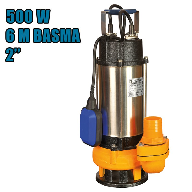 FOSEPTİK KIRICILI DALGIÇ POMPA 0,75 HP