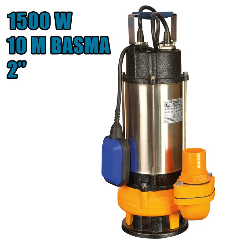 FOSEPTİK KIRICILI DALGIÇ POMPA 2 HP