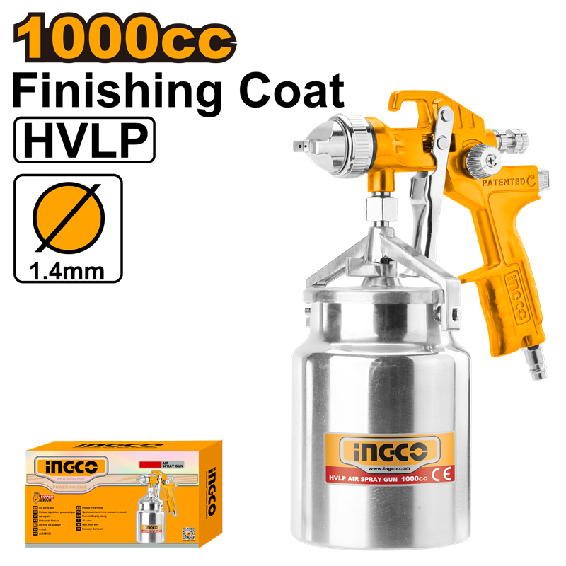 Boya Tabancası HVLP 1000CC Alttan Depo
