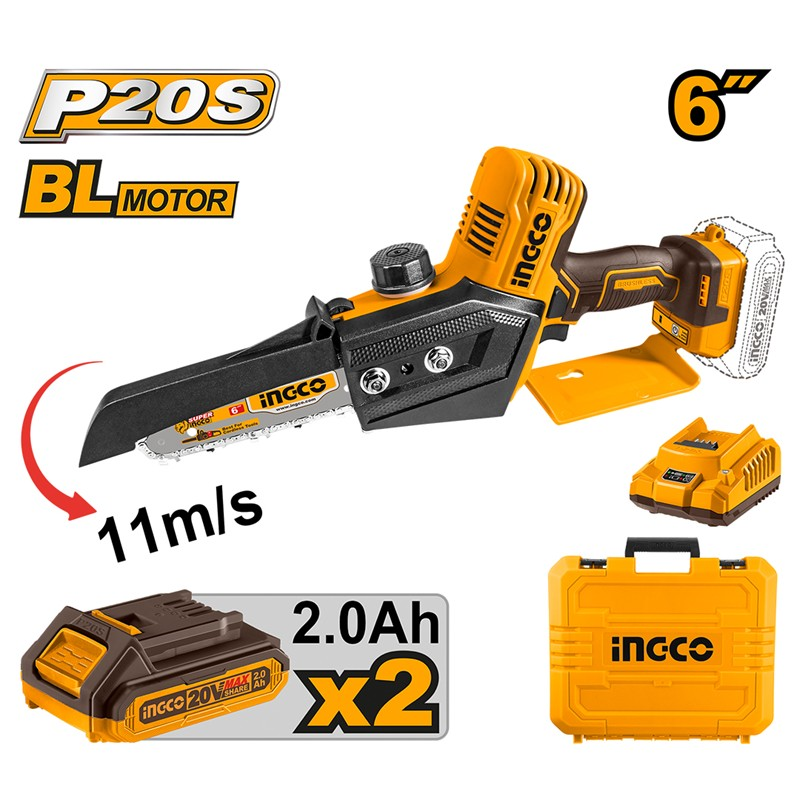 Kömürsüz Li-ion Akülü Dal Kesme 15cm