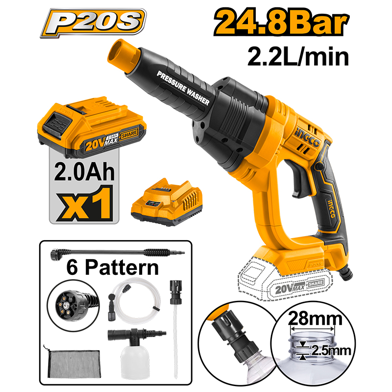 Li-ion Akülü Araç Yıkama