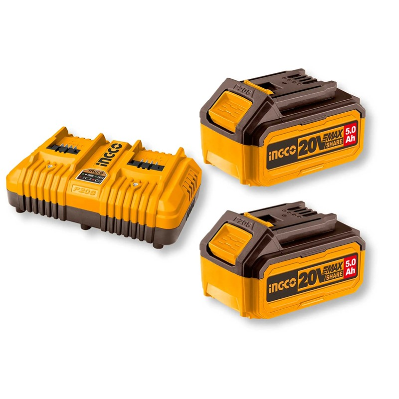 Li-ion Akü ve Şarj Cihazı Seti 20V 5.0Ah