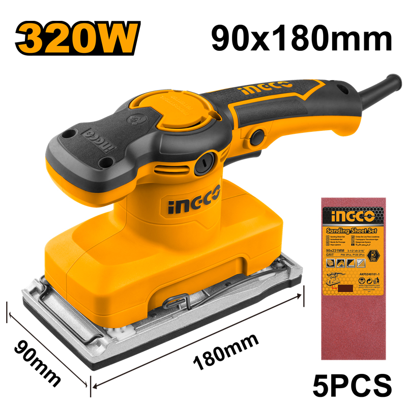 Titreşim Zımpara 320 Watt 180x90mm