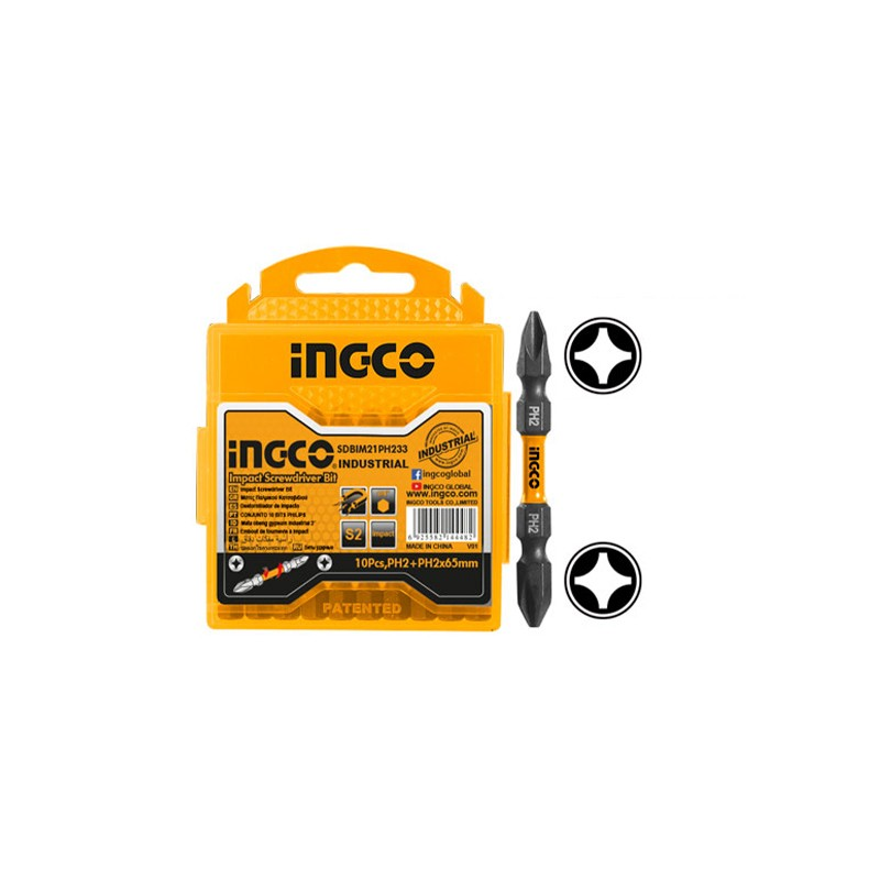 10'lu Darbeli Çift Taraflı Yıldız Tornavida Ucu Seti