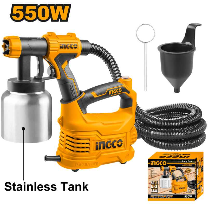 Elektrikli Boya Tabancası 550 Watt HVLP