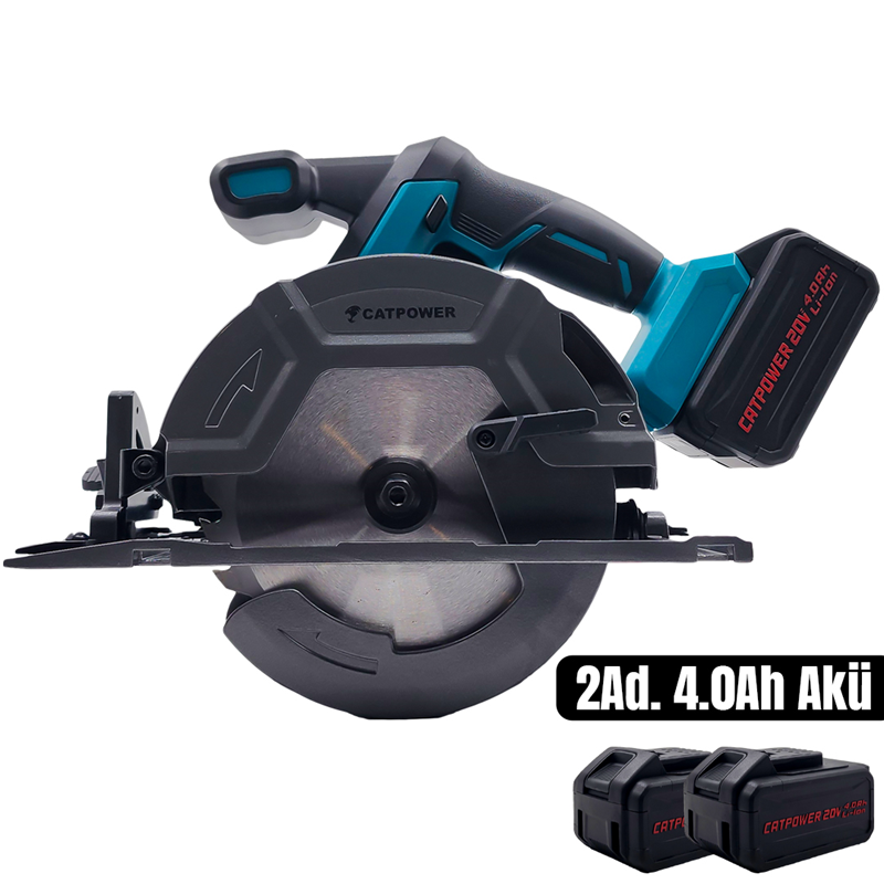 KÖMÜRSÜZ AKÜLÜ SUNTA KESME 20V Lİ-İON  + 4 Ah AKÜ (2 ADET) + ŞARJ CİHAZI
