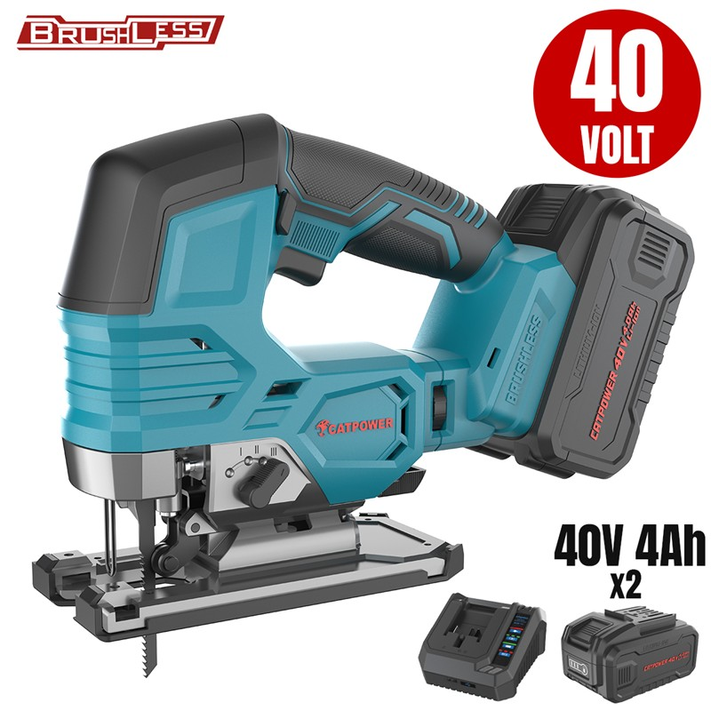 KÖMÜRSÜZ AKÜLÜ DEKUPAJ Lİ-İON 40V +( 4.0 ah AKÜ 2 ADET)+(Hızlı Şarj Cihazı)