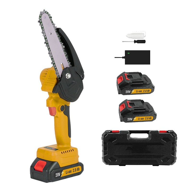 PARSKÖMÜRSÜZ AKÜLÜ DAL KESME 15CM Li-ion 20V 2.0 Ah 2 AKÜLÜ