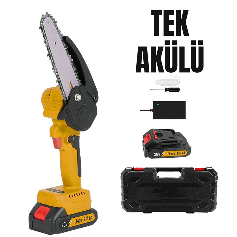 PARS AKÜLÜ DAL KESME 15CM Li-ion  20V 2.0 Ah 1 AKÜLÜ