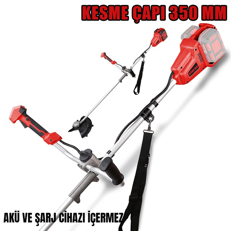 KÖMÜRSÜZ AKÜLÜ TIRPAN 36V Li-ion 2.0Ah/6.0Ah