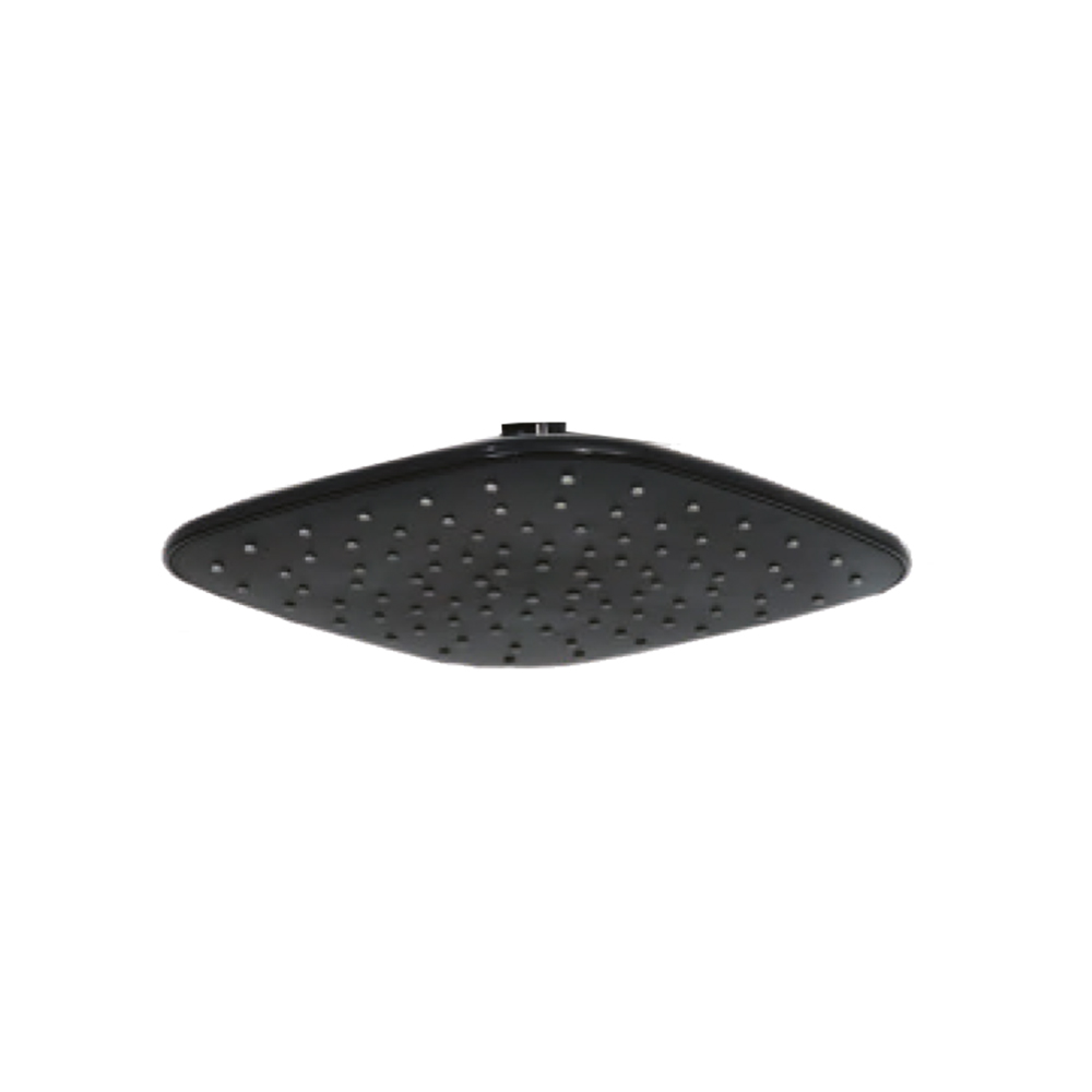 Black Ankastre Jet Black Tepe Duş Başlığı