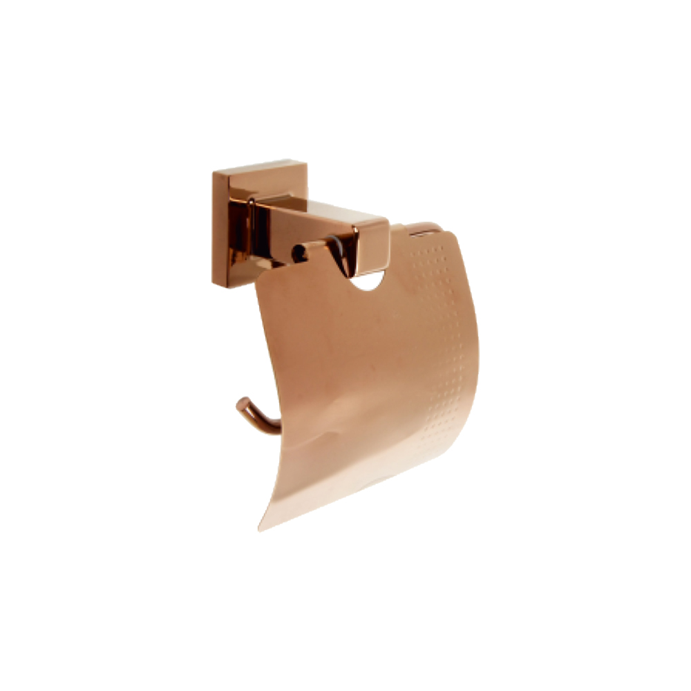 Roza Bronz Kapaklı Kağıtlık