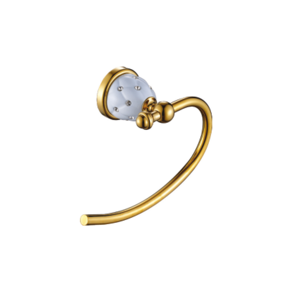 Elegant Gold Yuvarlak Havluluk