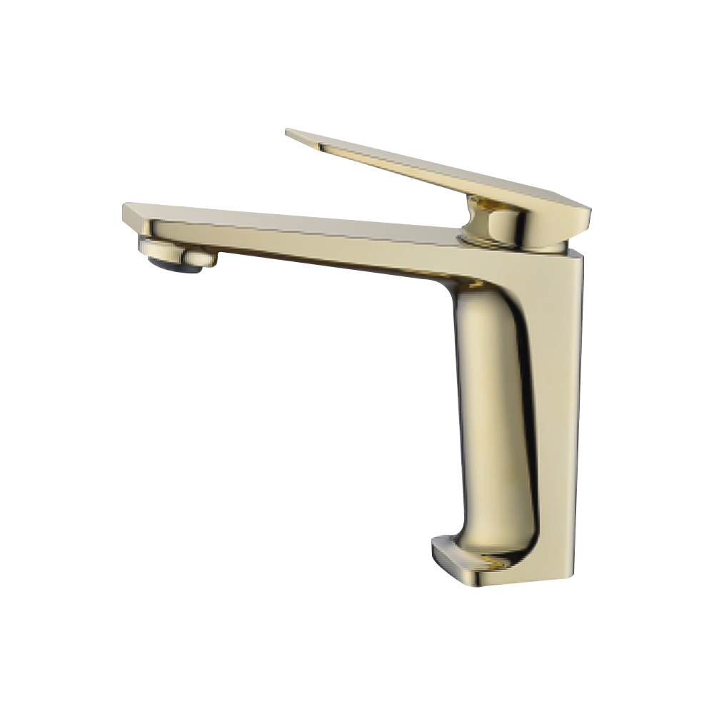 Matte Gold Lavabo Bataryası