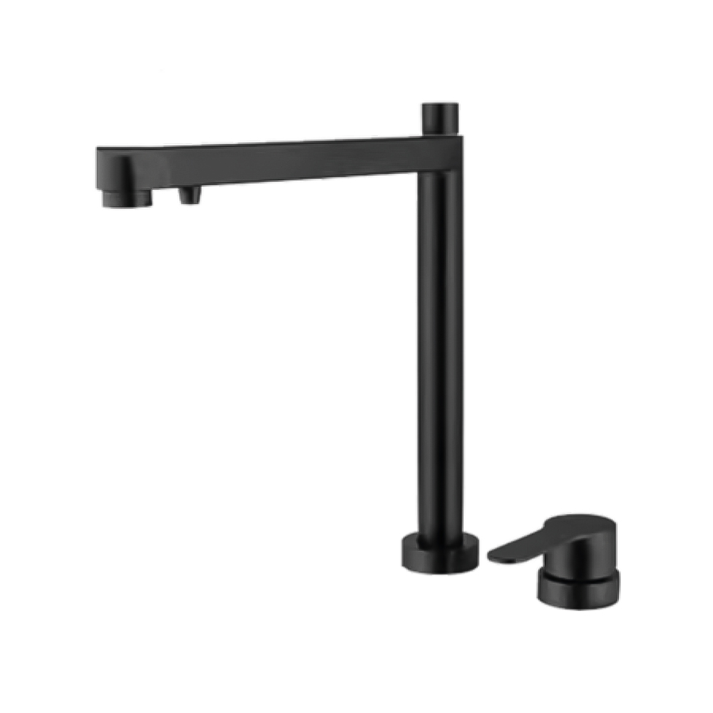 Stilla Black Asansörlü Arıtma Çıkışlı Evye Bataryası