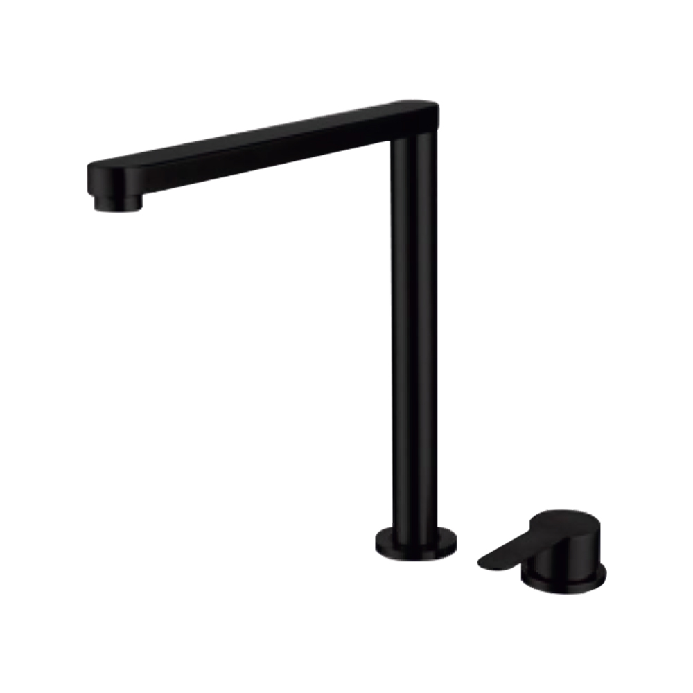 Titan Inox Black Asansörlü Evye Bataryası