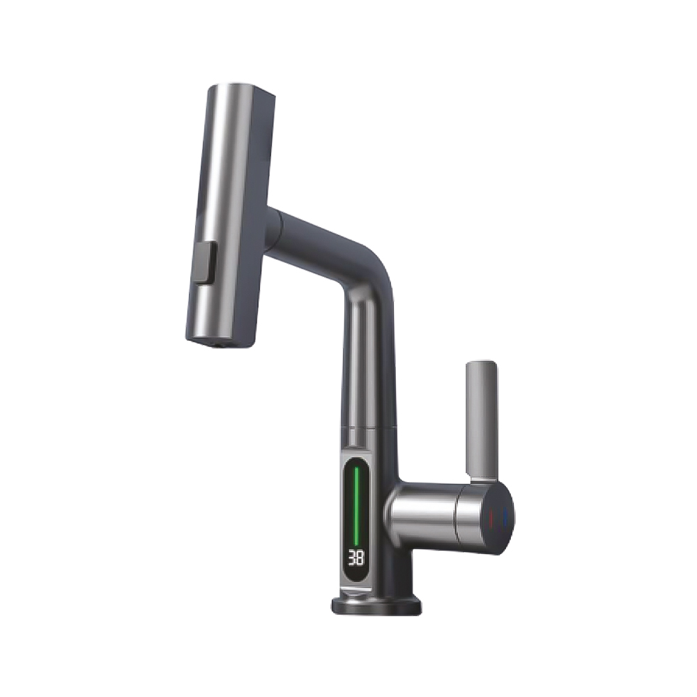 Titan Spiralli Kuğu Lavabo Bataryası