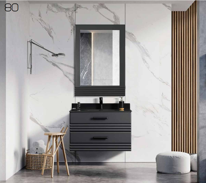 FLOW 80 CM BANYO DOLABI
