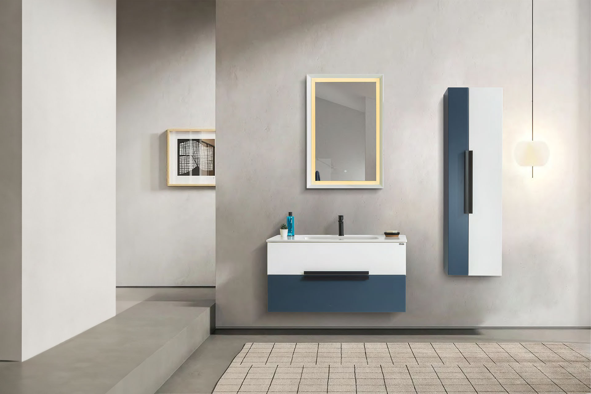 RETRO MIX 100 CM BANYO DOLABI