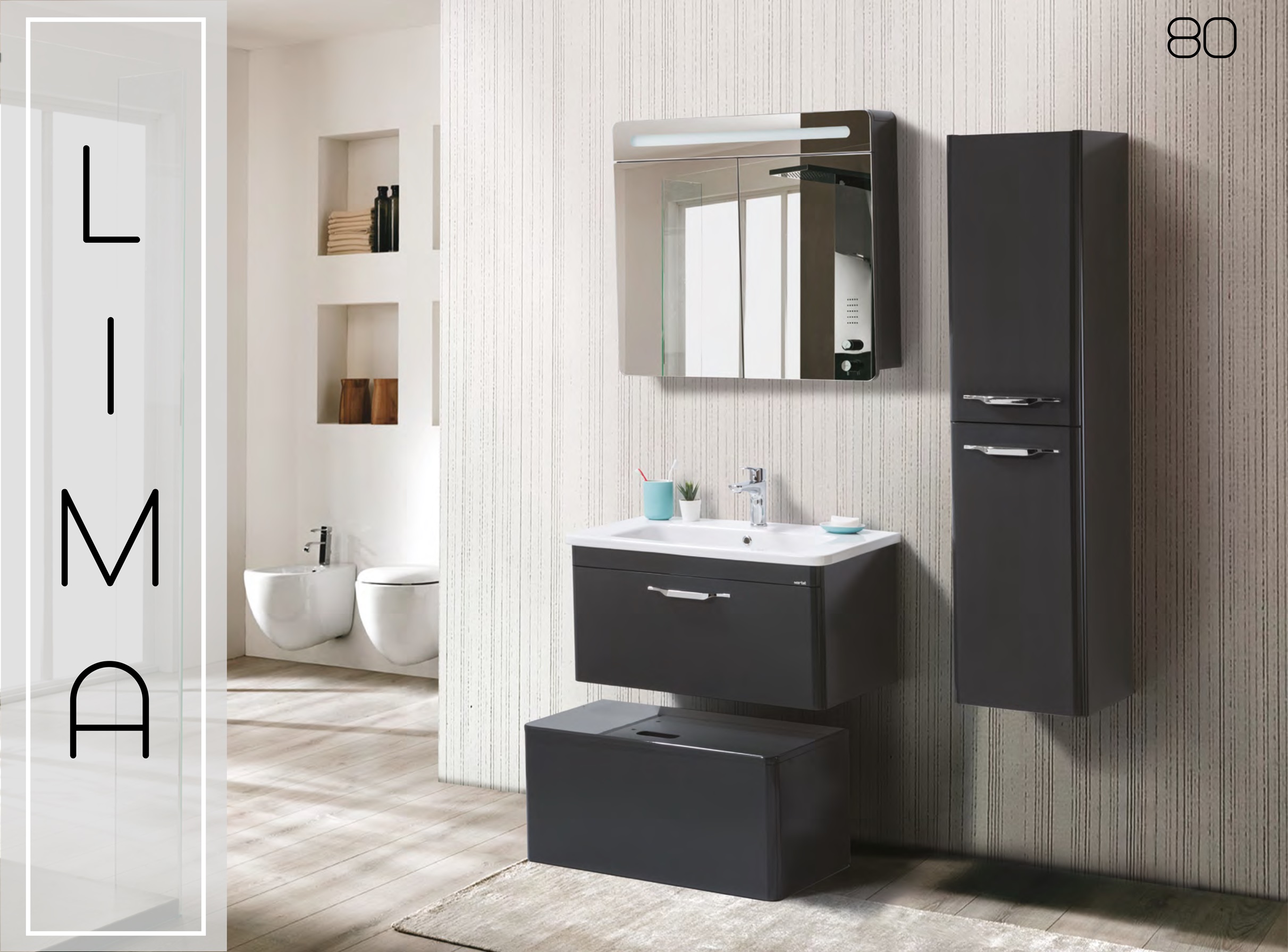 LIMA 80 CM BANYO DOLABI