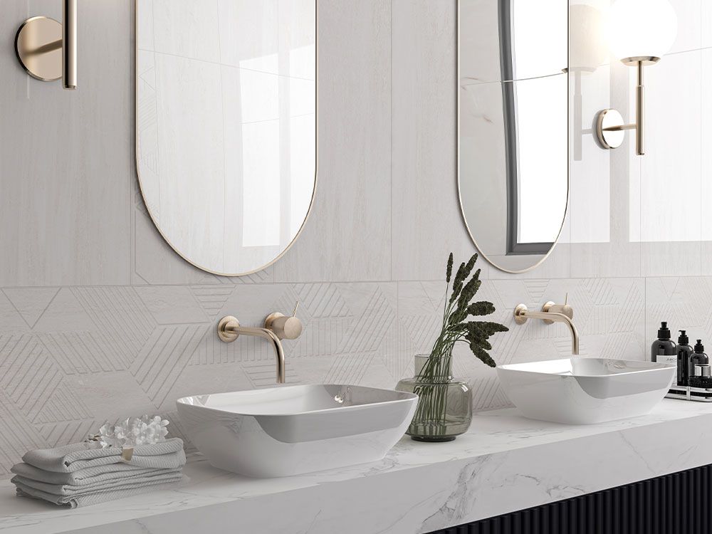 Vivaldi Beyaz Dekofon 40x120