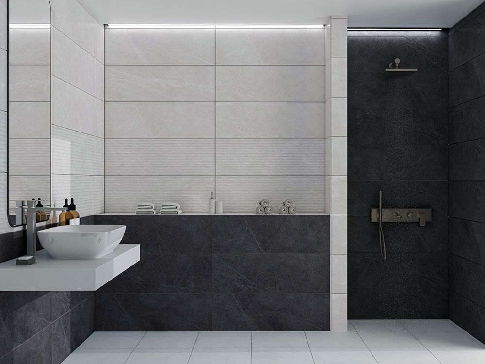 Sandra Anthracite 30x90