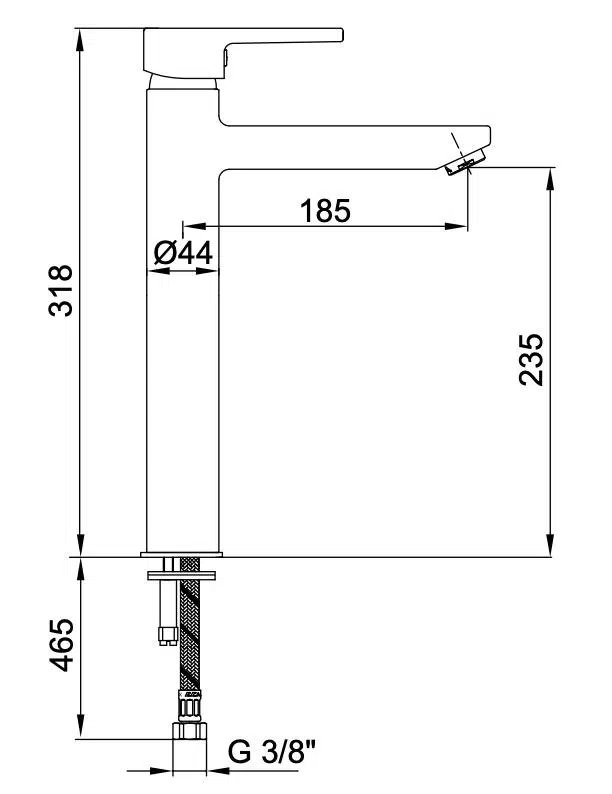 Eca Delta Yüksek Tip Çanak Lavabo Bataryası 102108860