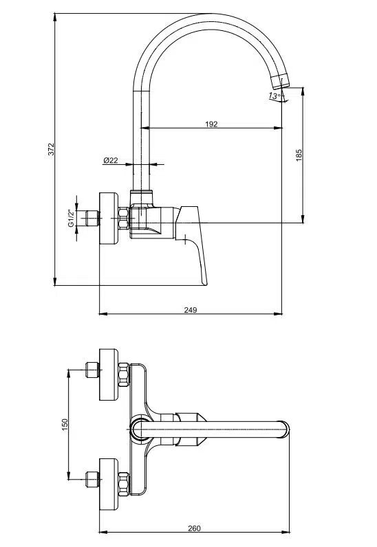 Eca Niobe Aplike Duvardan Mutfak Eviye Evye Bataryası 102107270