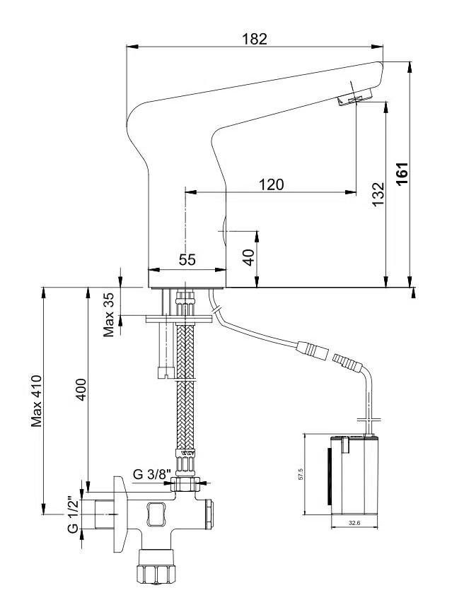 Eca Fotoselli Lavabo Bataryası Pilli 108108017
