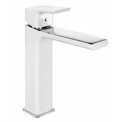 Eca Tiera Orta Boy Lavabo Bataryası-Krom Beyaz 104888003