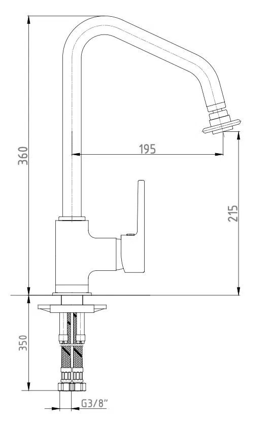 Eca Delta Eviye Mutfak Bataryası Mafsallı  102108633