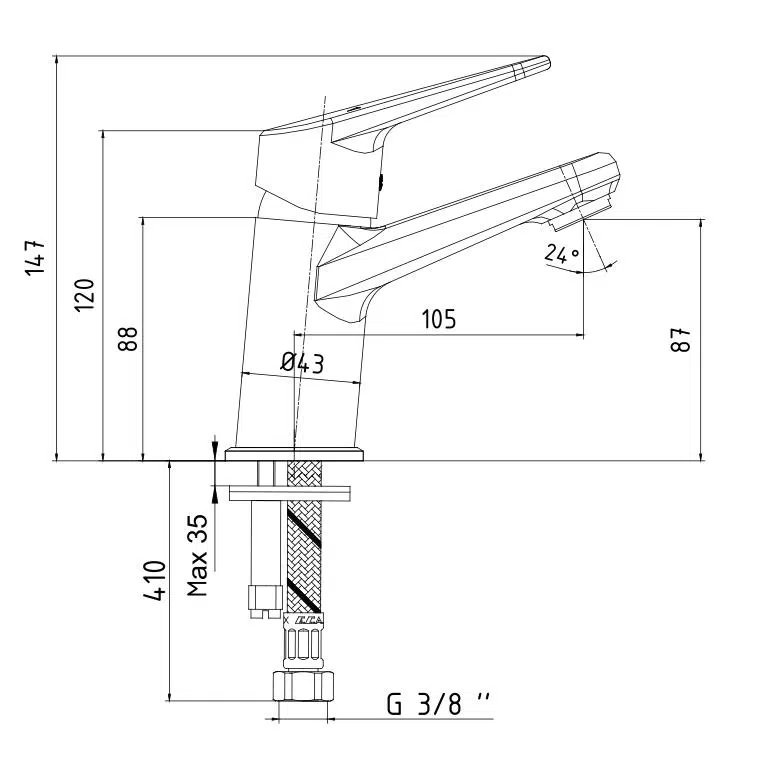 Eca Spylos Lavabo Bataryası 20 Yıl Garanti 102188125