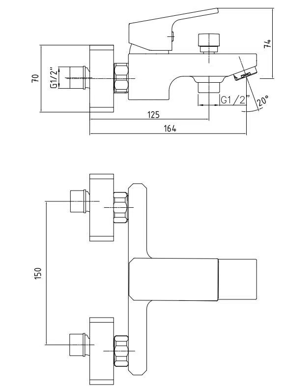 Eca Tiera Banyo Duş Bataryası 20 Yıl Garanti 102102469