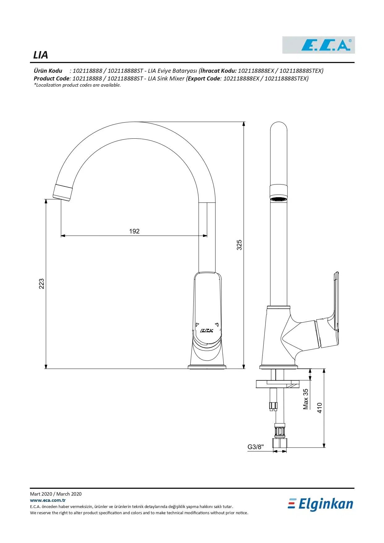 Eca Lia Eviye Mutfak Bataryası 102118888