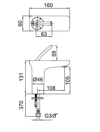 Eca Novita Lavabo Bataryası 102108925H